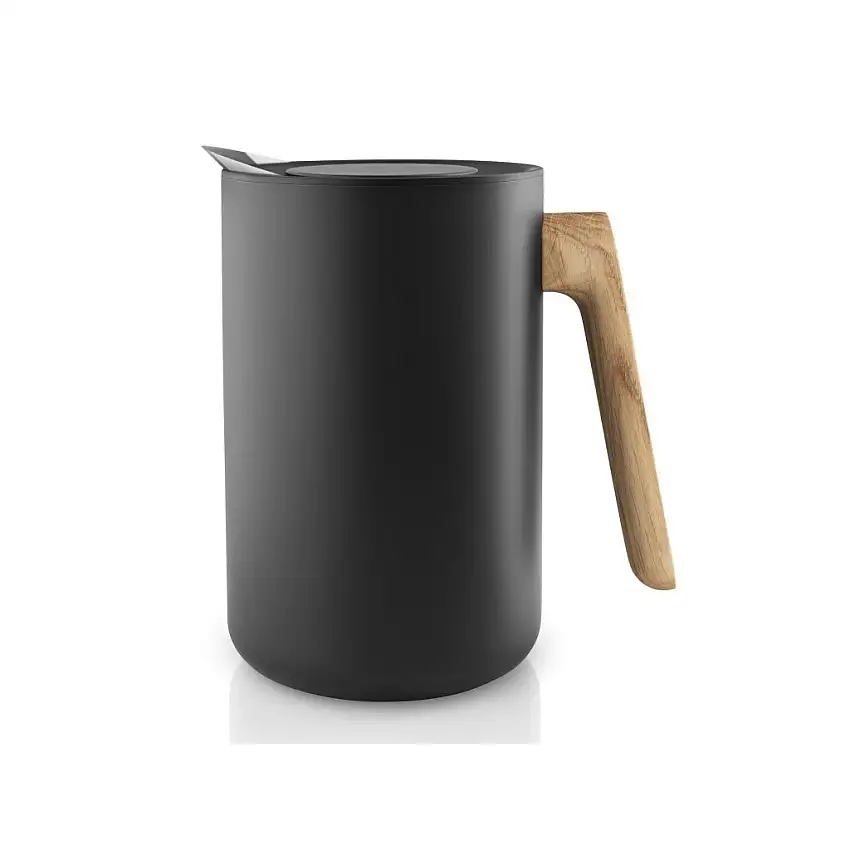 Thermos NORDIC KITCHEN 1 l, manico in legno, nero, Eva Solo