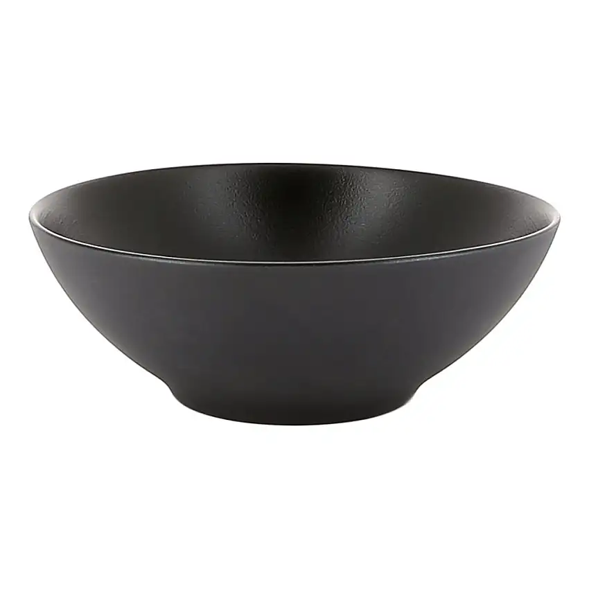 Piatto fondo EQUINOXE 15 cm, nero opaco, REVOL