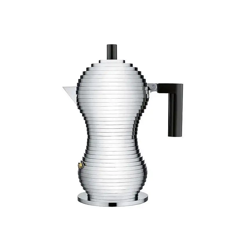 Caffettiera espresso PULCINA 150 ml, nero, Alessi