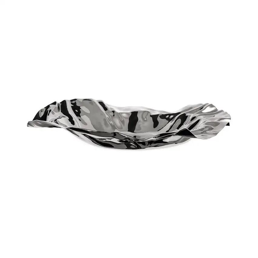Vassoio decorativo PORT 38 cm, acciaio inox, Alessi