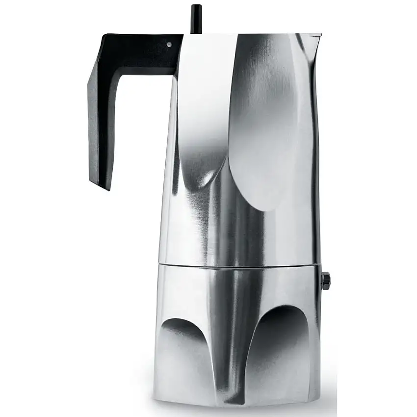Caffettiera per espresso da piano cottura OSSIDIANA 300 ml, Alessi