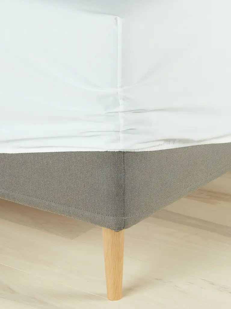 Lenzuolo con angoli DAGNY 160x200x35 cm bianco