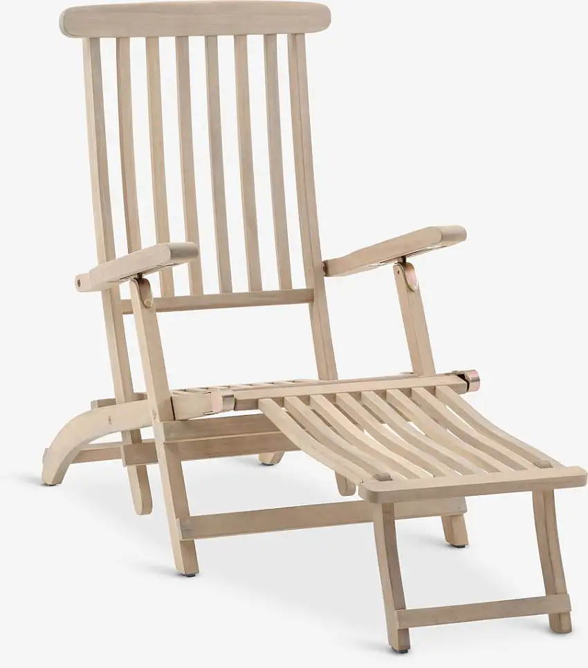 Sedia a sdraio LANGHOLM legno duro