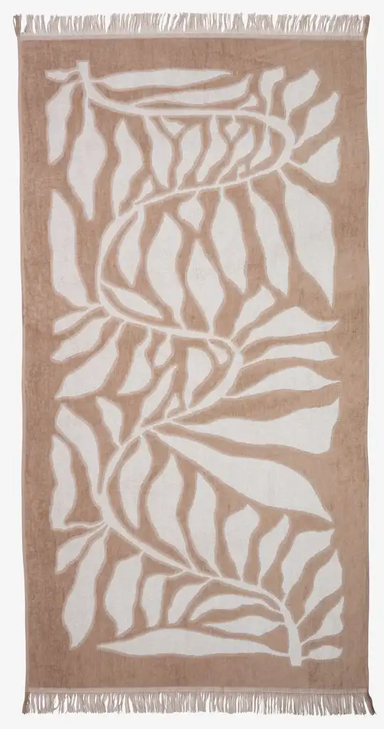 Telo da mare ROSENFORS 80X160 cm color sabbbia scuro