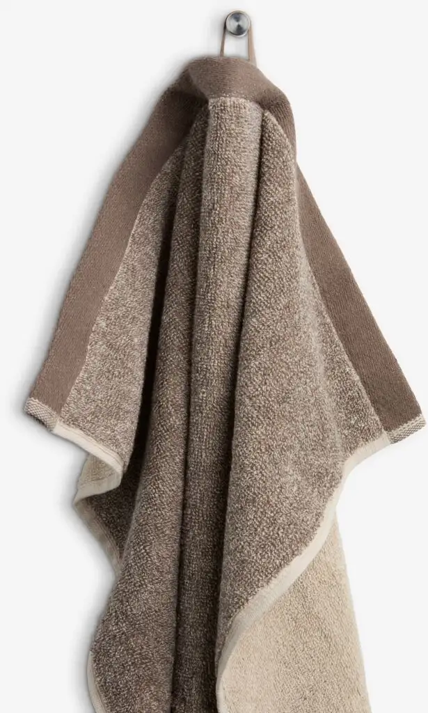 Asciugamano da bagno MUNKTORP 70x140 cm color sabbia melange