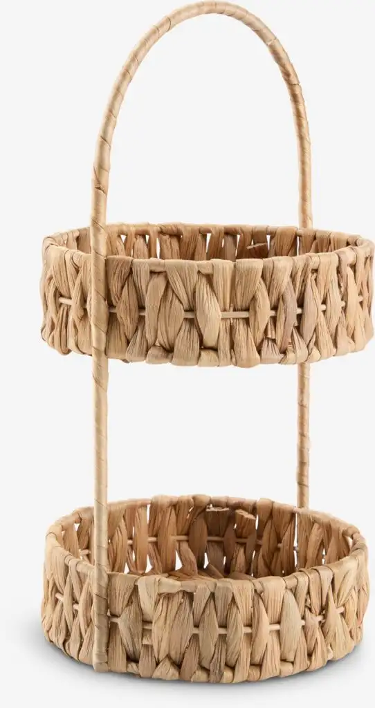 Vassoio a 2 livelli TUREHOLM Ø16xH31 cm naturale