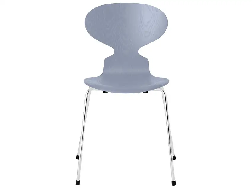 Fritz Hansen Ant Sedia - Frassino Colorato / Gambe Cromo