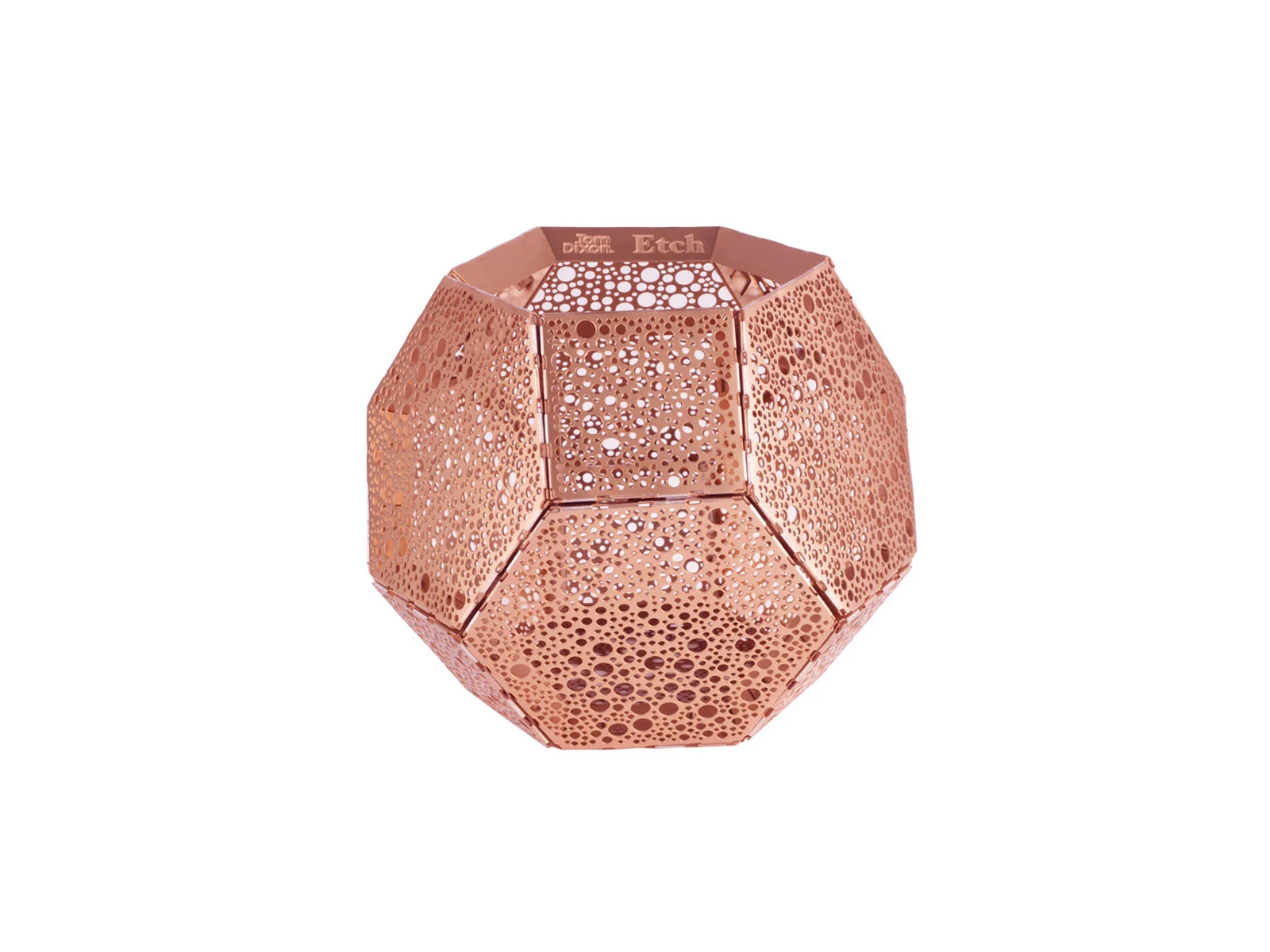 Tom Dixon Etch Tea Light Holder Copper Anodised