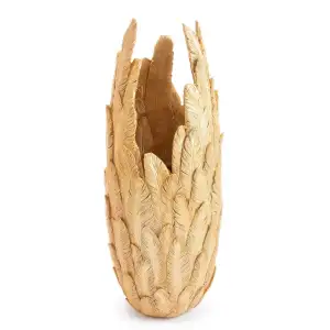 VASO DECORATIVO ARREDO CASA LAME' ORO H80