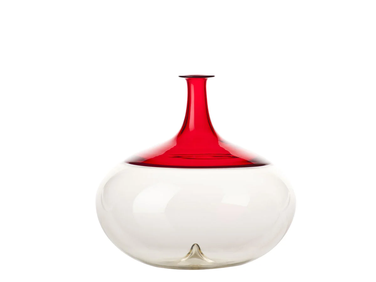 Venini Bolle 01 modello 502.01 - Pagliesco / Rosso