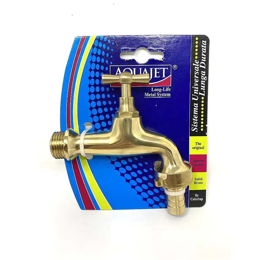 RUBINETTO IN OTTONE INNESTO NORMALE