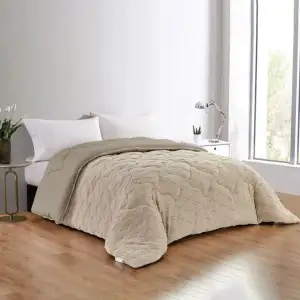 TRAPUNTA INVERNALE LETTO MATRIMONIALE FLANELLATA QUADROTTA