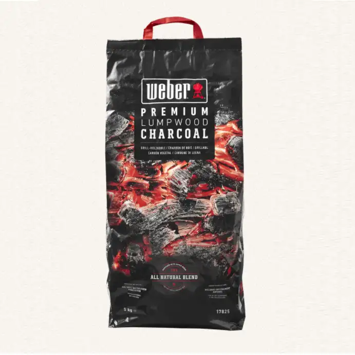 CARBONE WEBER PREMIUM 5KG LUMPWOOD CHARCOAL