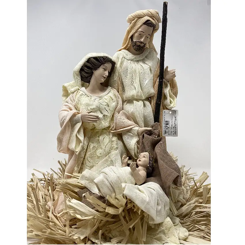 NATIVITA' LORD CON BASE PAGLIA CM 32 H