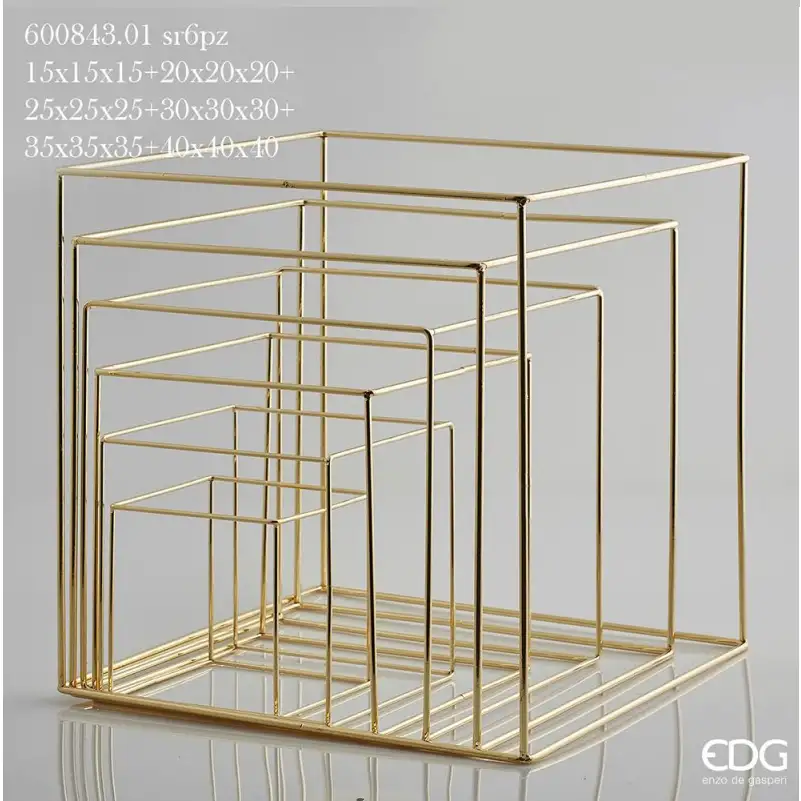 ALBERO MODERNO A CUBI METALLICO CM 165 H DUE COLORI - ESPOSITORE - ALBERO PER VETRINE