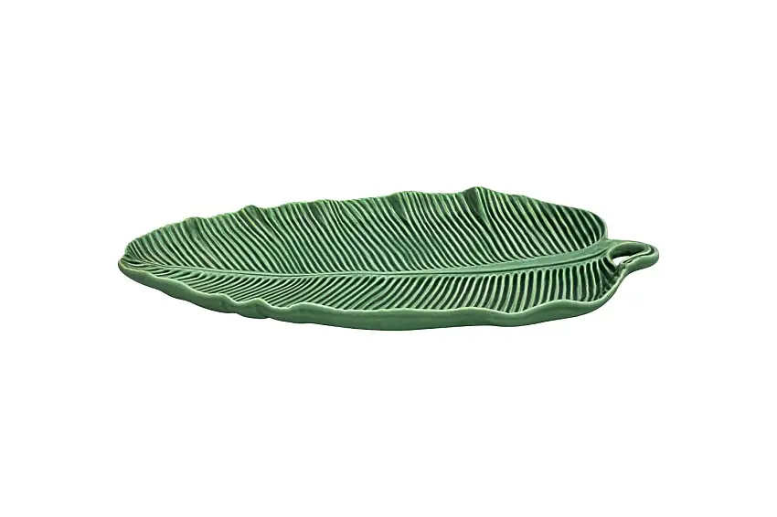 Bordallo - Pinheiro Vassoio foglia di Banana in ceramica | Folhas