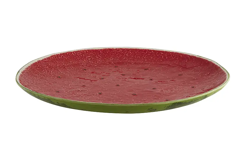 Bordallo - Pinheiro Centrotavola in ceramica Ø 43 cm. Melancia