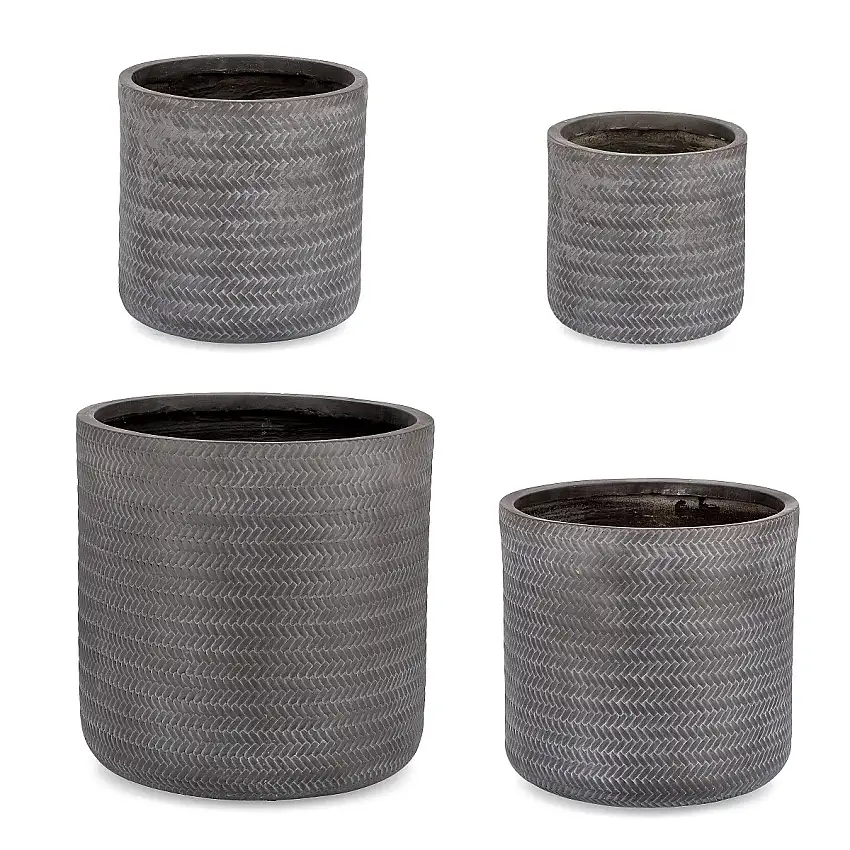 VASO TRESSAGE CILINDRICO ANTRACITE DIVERSE MISURE
