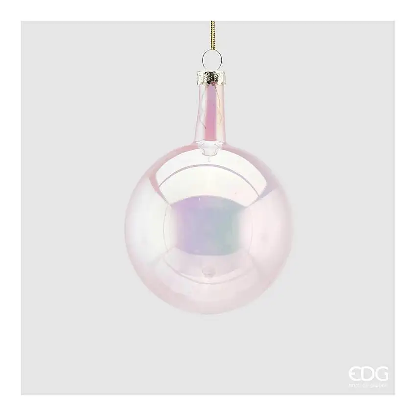 EDG - Palla Vetro Neck-New Pink D8 Cm