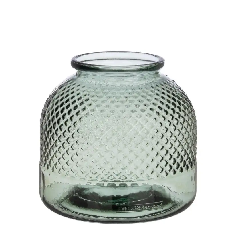 VASO AVRIL VETRO TONDO CM24H