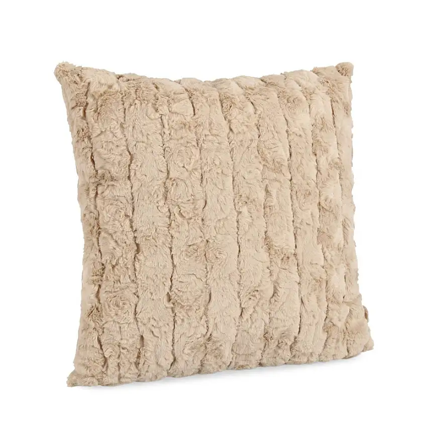 CUSCINO WOLLY BEIGE CM 45 X 45 SFODERABILE