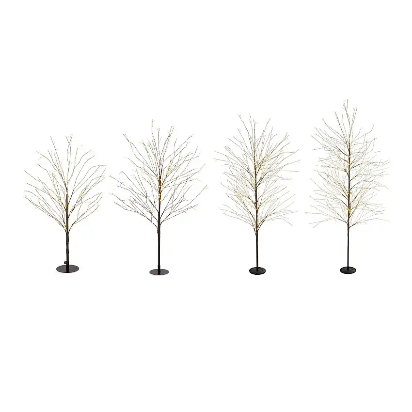 ALBERO BUNCH MARRONE CON LED VARIE MISURE