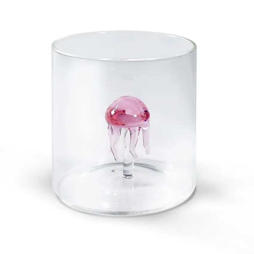 Bicchiere 250 ml. in vetro borosilicato con decoro Tema Mare Monterey WD Lifestyle