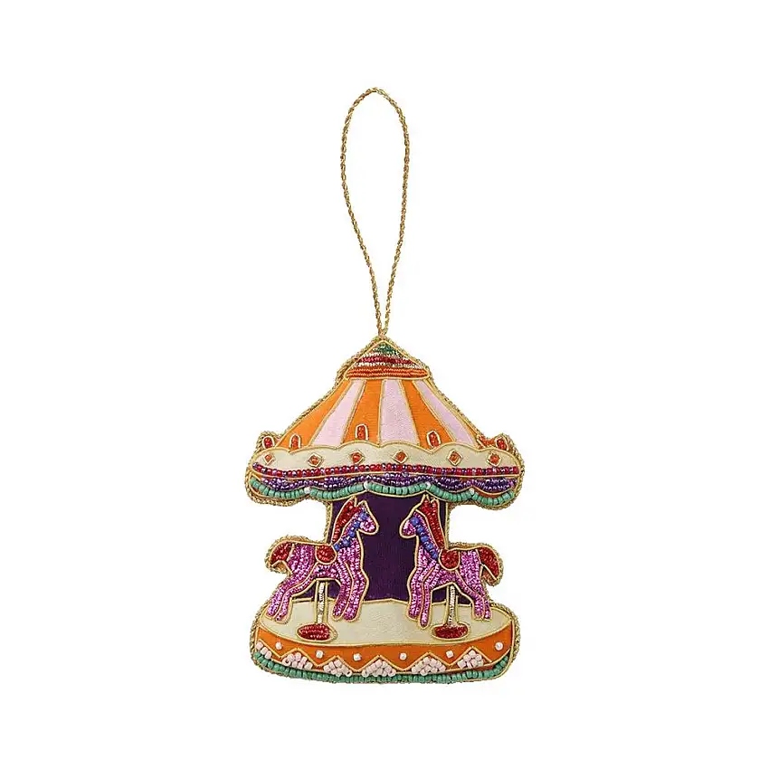 BACI MILANO - Giostra Con Decorazioni Ricamate A Mano 9,5X12 Cm