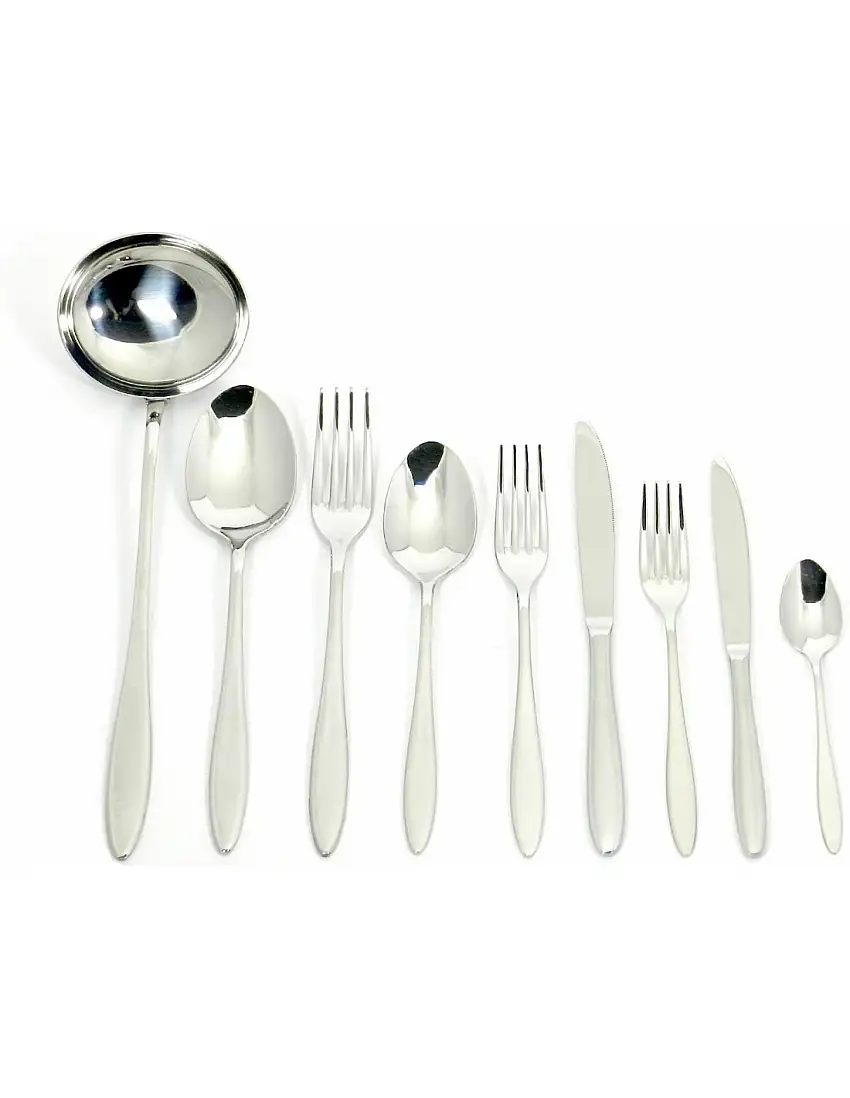 ABERT SERVIZIO ACCIAIO INOX 75 PEZZI STYLE CON COFANETTO