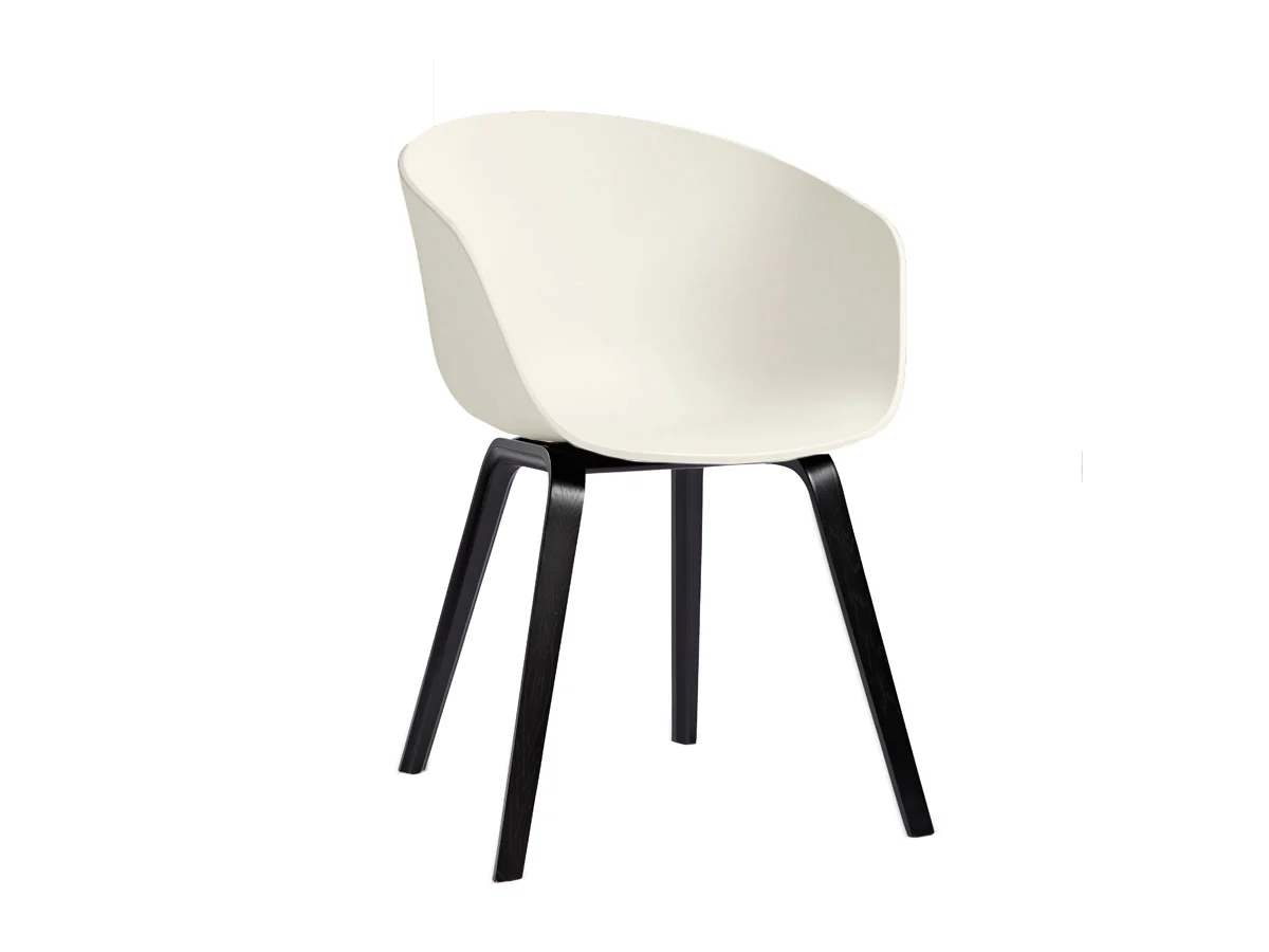 Hay About a Chair AAC22 Crema/Nero - Set 4 Sedie