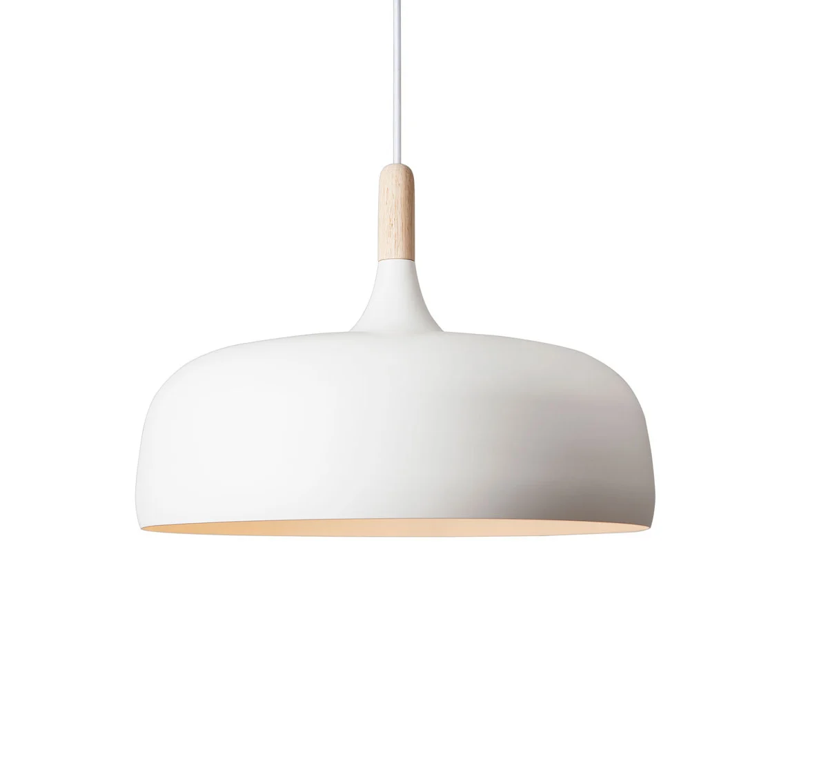 Northern Acorn Lampada a Sospensione Bianca