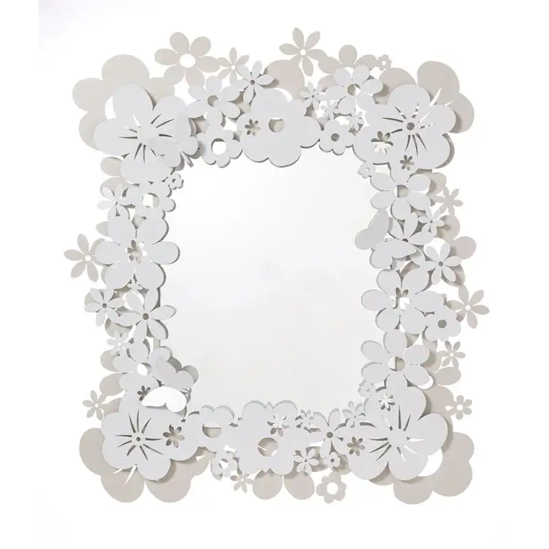 Specchio con cornice di fiori Daisy, Cod. 0SP3508C172