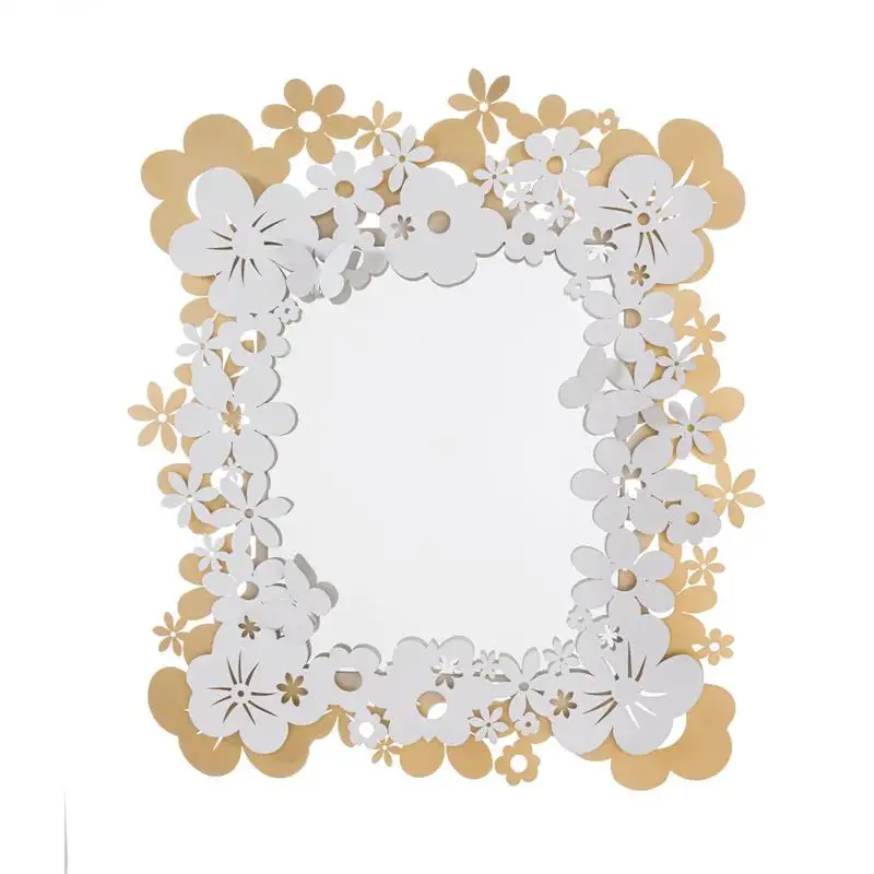Specchio con cornice di fiori Daisy, Cod. 0SP3508C194