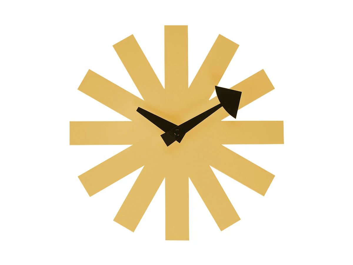 Vitra Asterisk Orologio da Parete - Ottone