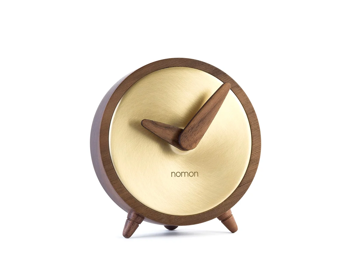 Nomon Atomo Orologio da Tavolo Oro