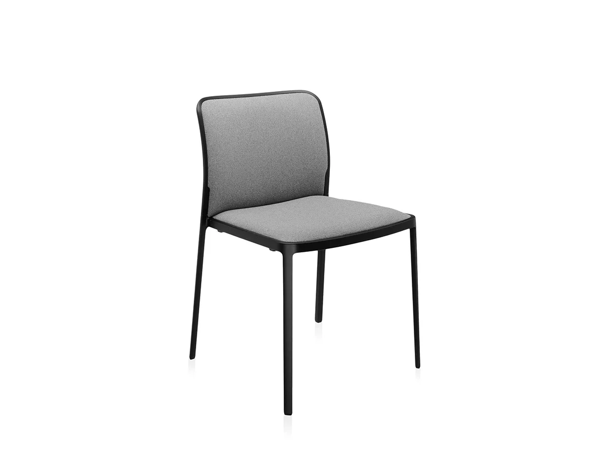 Kartell Audrey Soft Trevira - Sedia Struttura nera