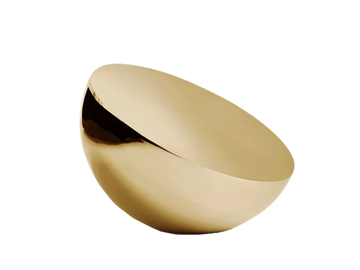 New Works Aura Specchio da Tavolo - Ottone