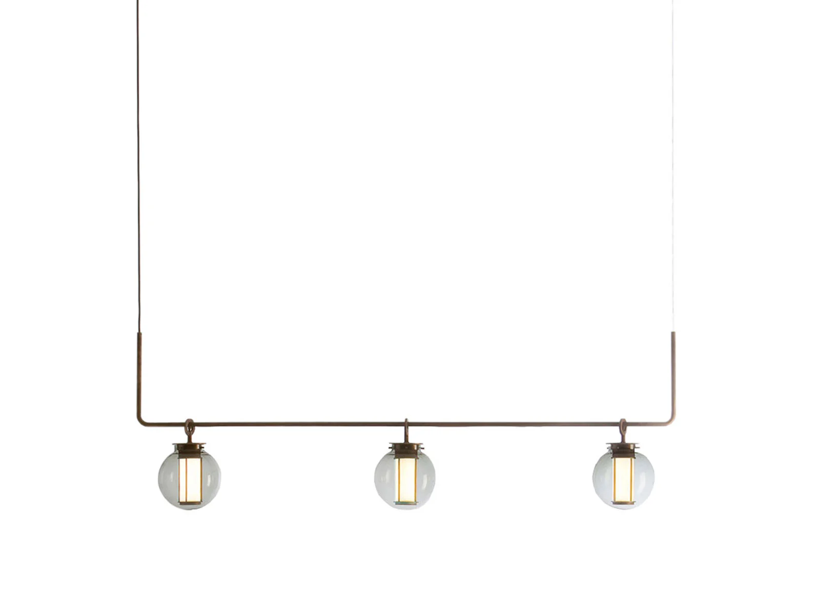 Parachilna Bai Chandelier 3 Lampada a Sospensione