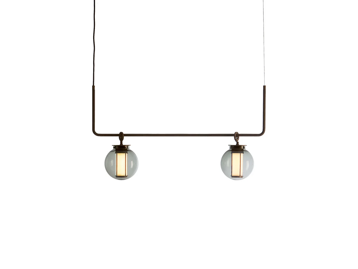 Parachilna Bai Chandelier 2 Lampada a Sospensione