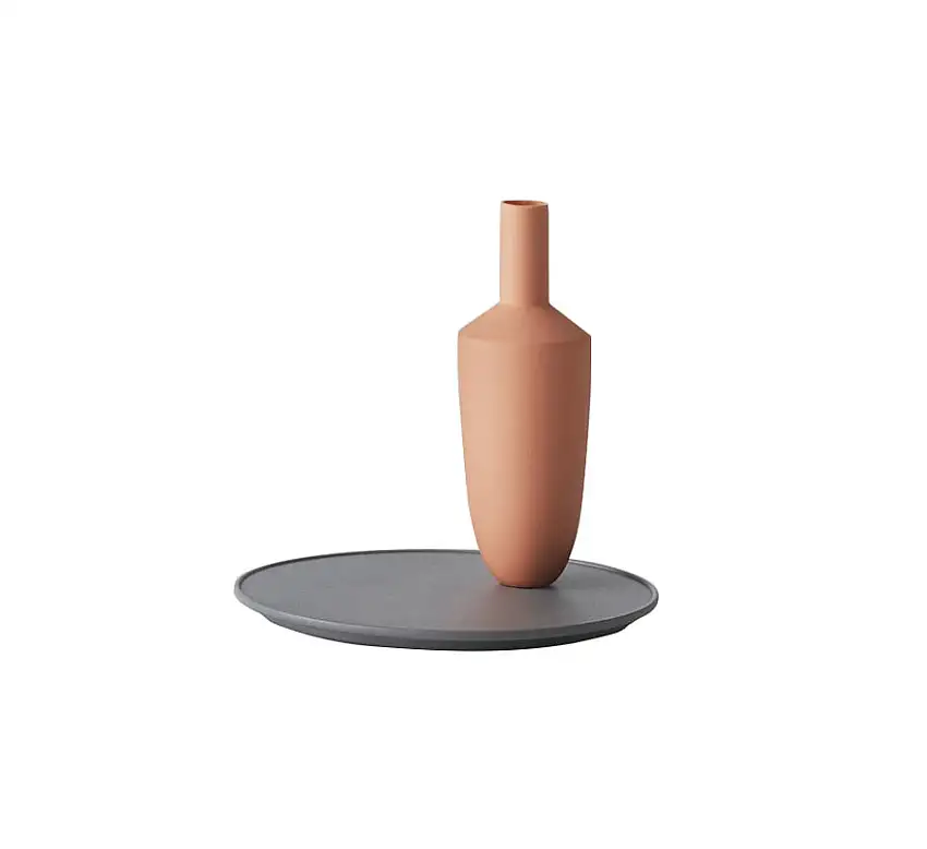 Muuto Balance 1 Set vaso e vassoio - Mandarino