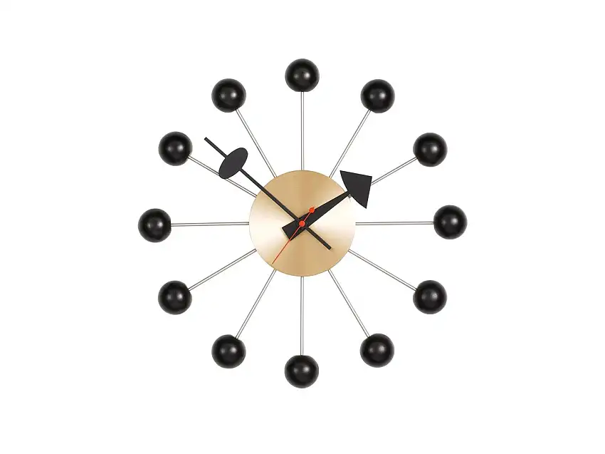 Vitra Ball Orologio da Parete - Nero