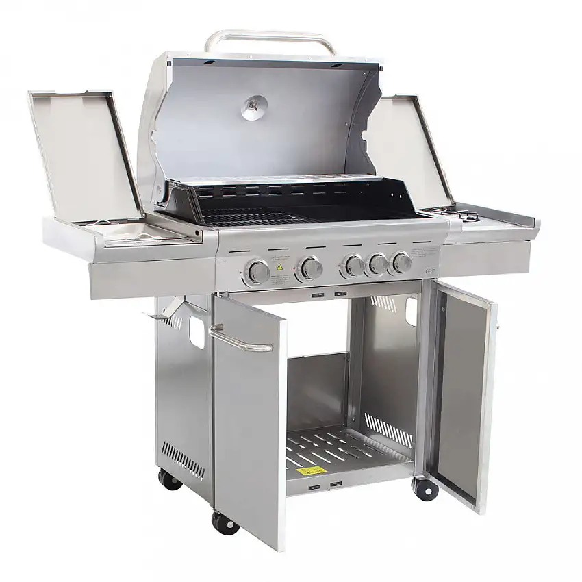 Barbecue a Gas Texas 5 Fuochi + 1: La Tua Cucina Esterna Professionale by Albert