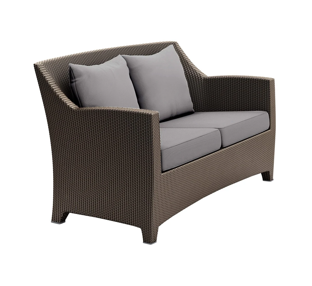 Dedon Barcelona Divano Due Posti Outdoor - 040 Bronze/652 Warm Gray