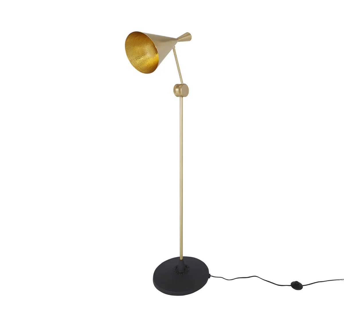 Tom Dixon Beat Floor - Lampada da Terra - Ottone