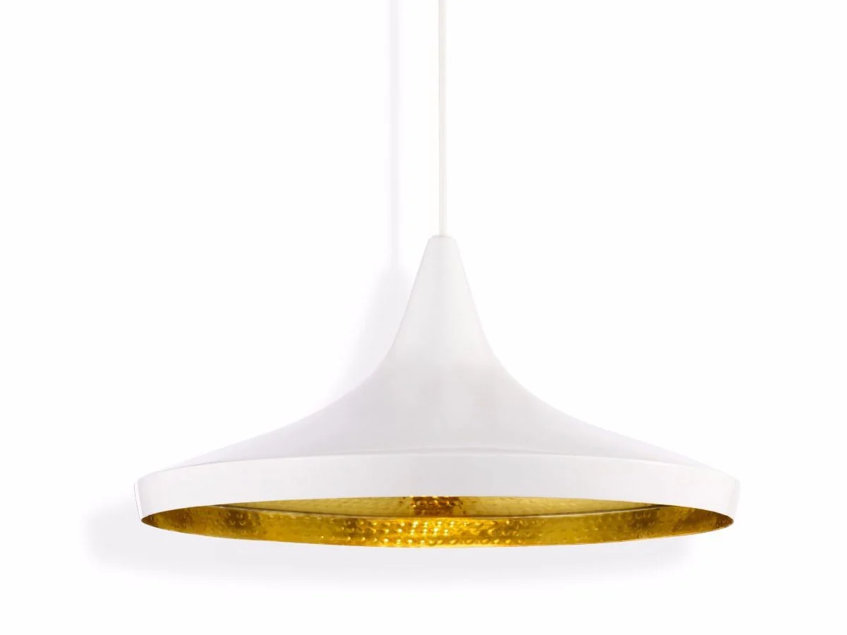 Tom Dixon Beat Large Lampada a Sospensione Bianca
