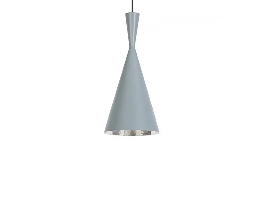 Tom Dixon Beat Light Tall Gray Lampada da Sospensione
