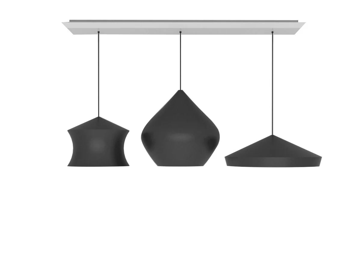 Tom Dixon Beat Trio Linear Lampada a Sospensione