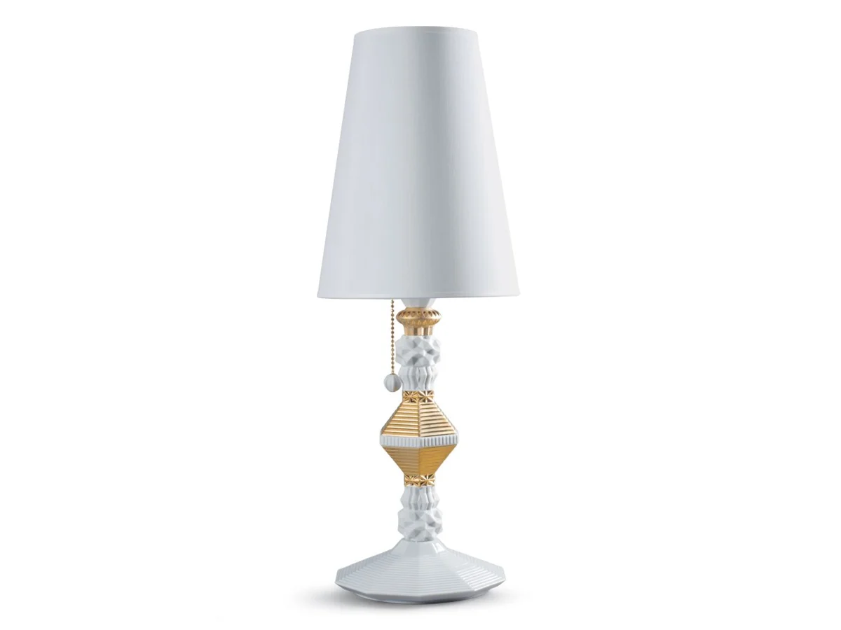 Lladró Belle de Nuit Lampada da Tavolo - Lustro Oro