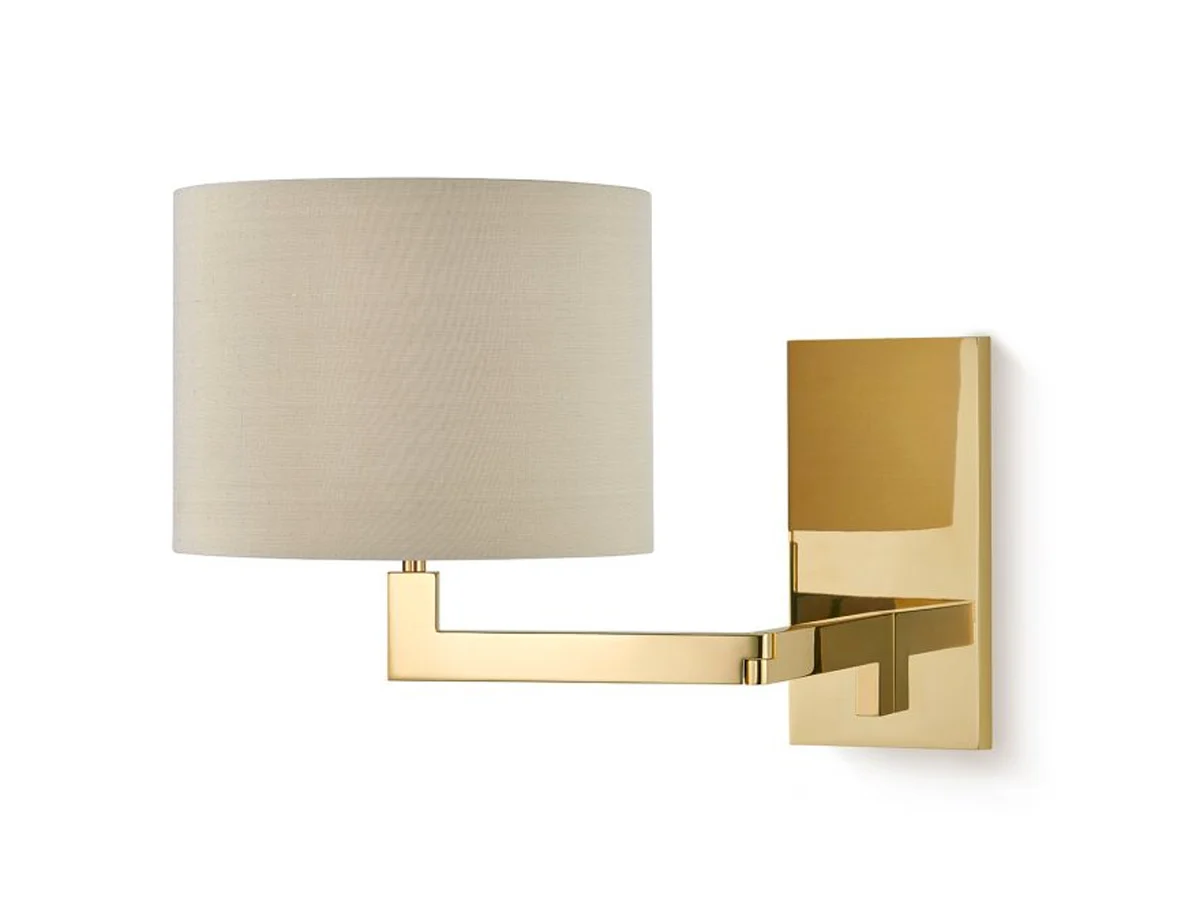 Porta Romana Bentley Polished Brass SWL08 Lampada da Parete