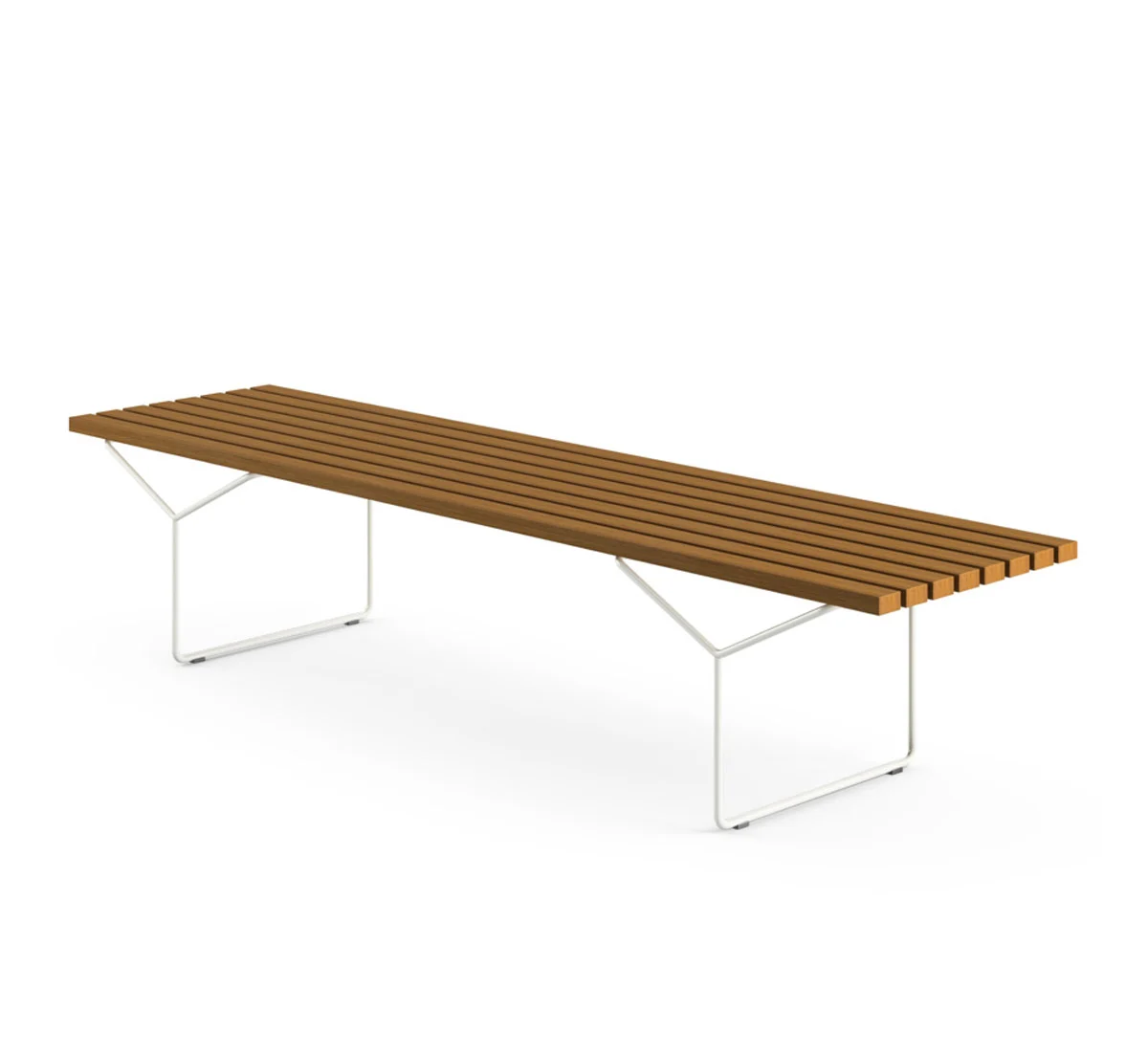 Knoll Bertoia Panca in Teak Outdoor